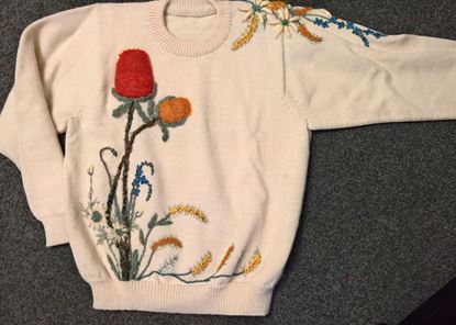 Picture of Designer Embroidered Jumper -ONE OFF